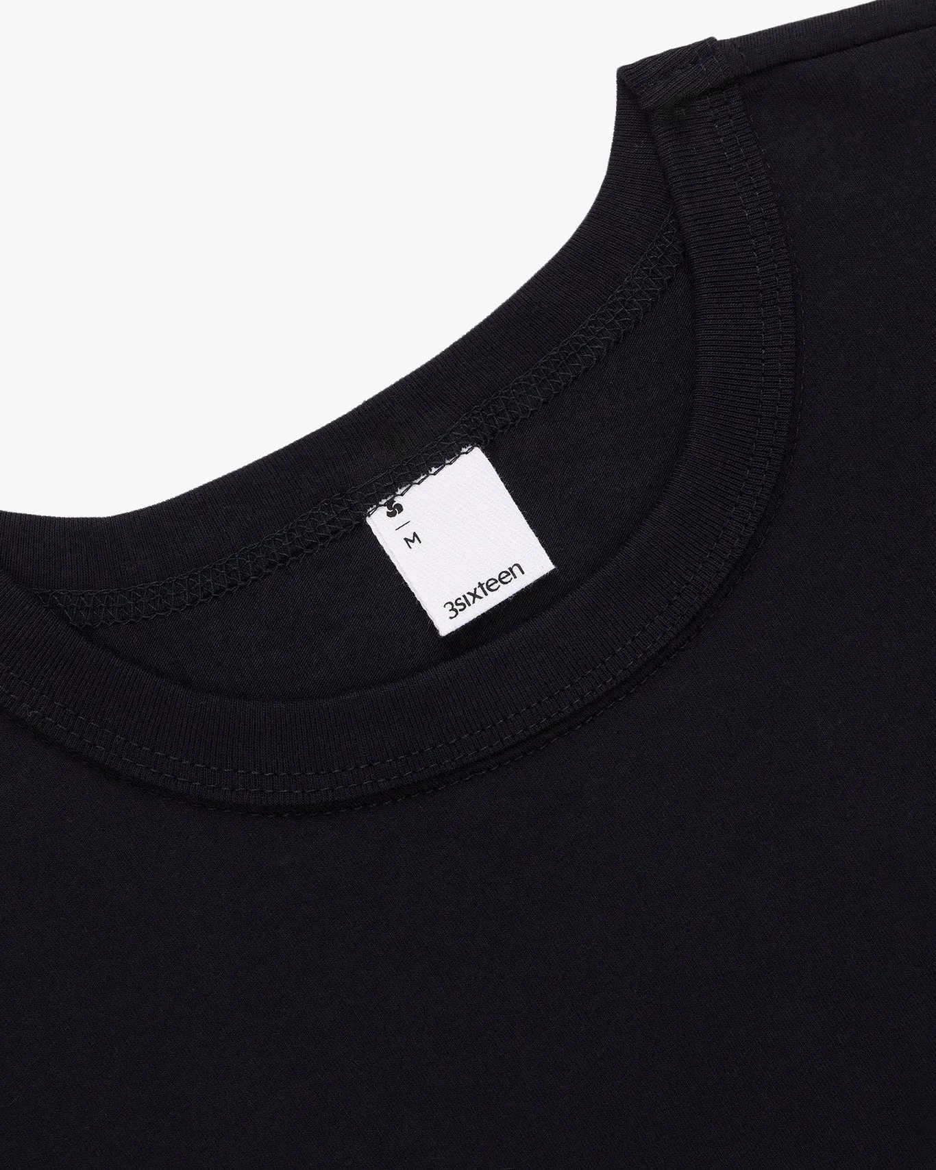 3sixteen Pima Cotton 2-Pack Tees - Black
