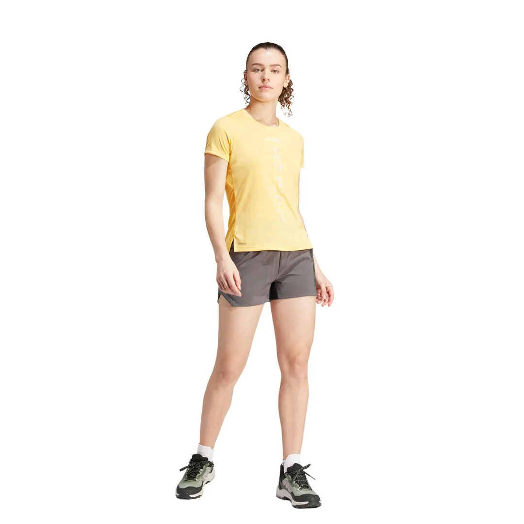 adidas - Women's Terrex Agravic Trail 3 Inch Running Shorts (IP4859-3IN)