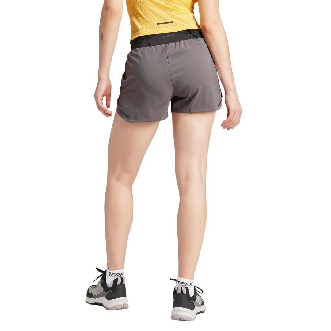 adidas - Women's Terrex Agravic Trail 3 Inch Running Shorts (IP4859-3IN)