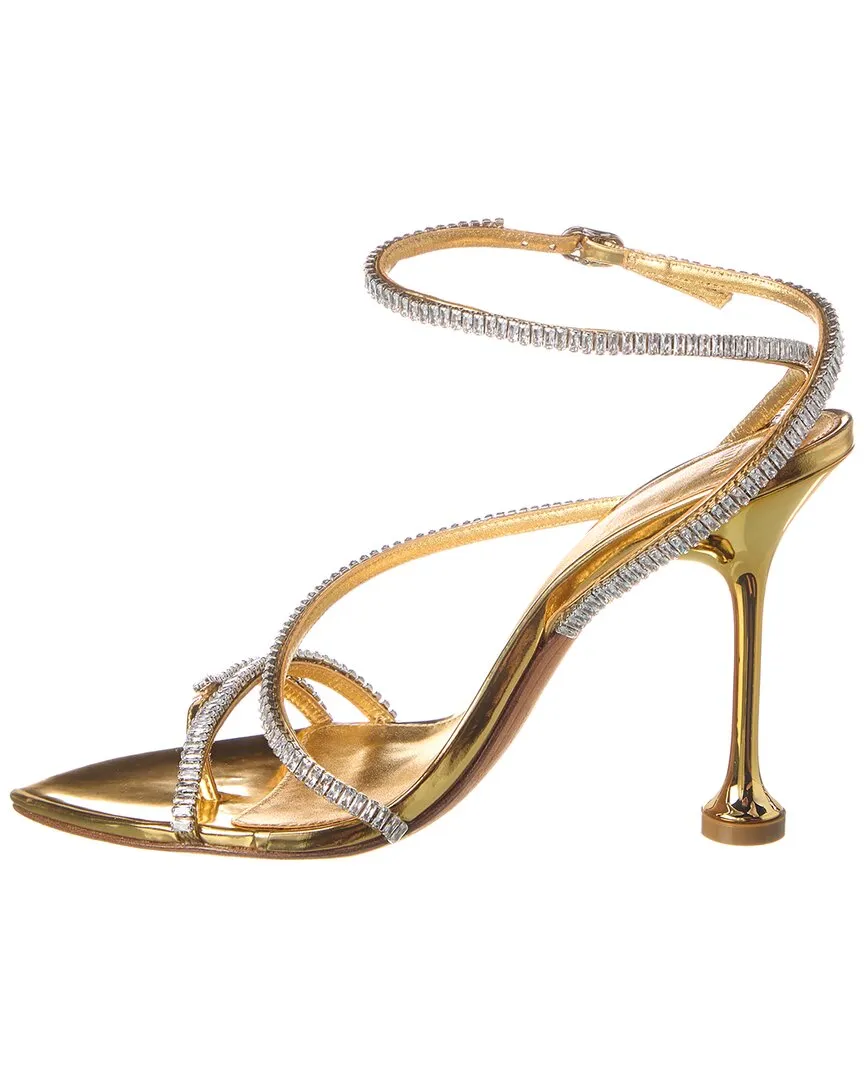 Alexandre Birman Nina Zircone 100 Leather Sandal