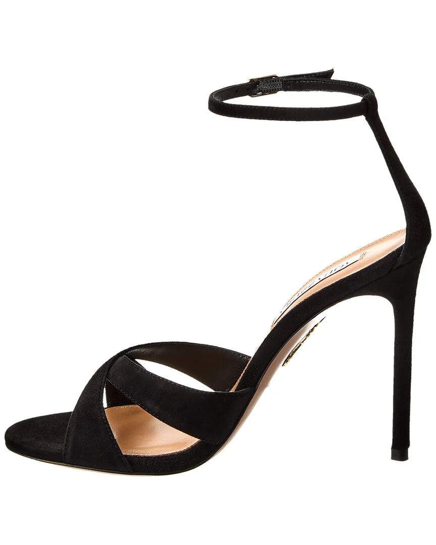 Aquazzura Divine 105 Suede Sandal