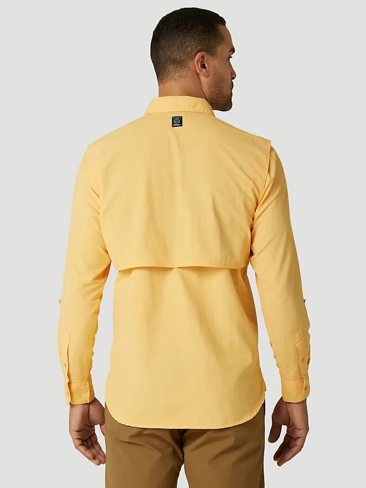 ATG By Wrangler™ Men's Angler Long Sleeve Shirt in Chamois Wrangler Clothing