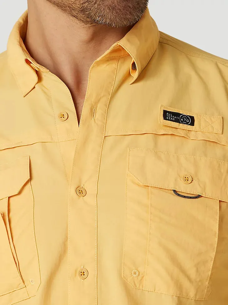 ATG By Wrangler™ Men's Angler Long Sleeve Shirt in Chamois Wrangler Clothing