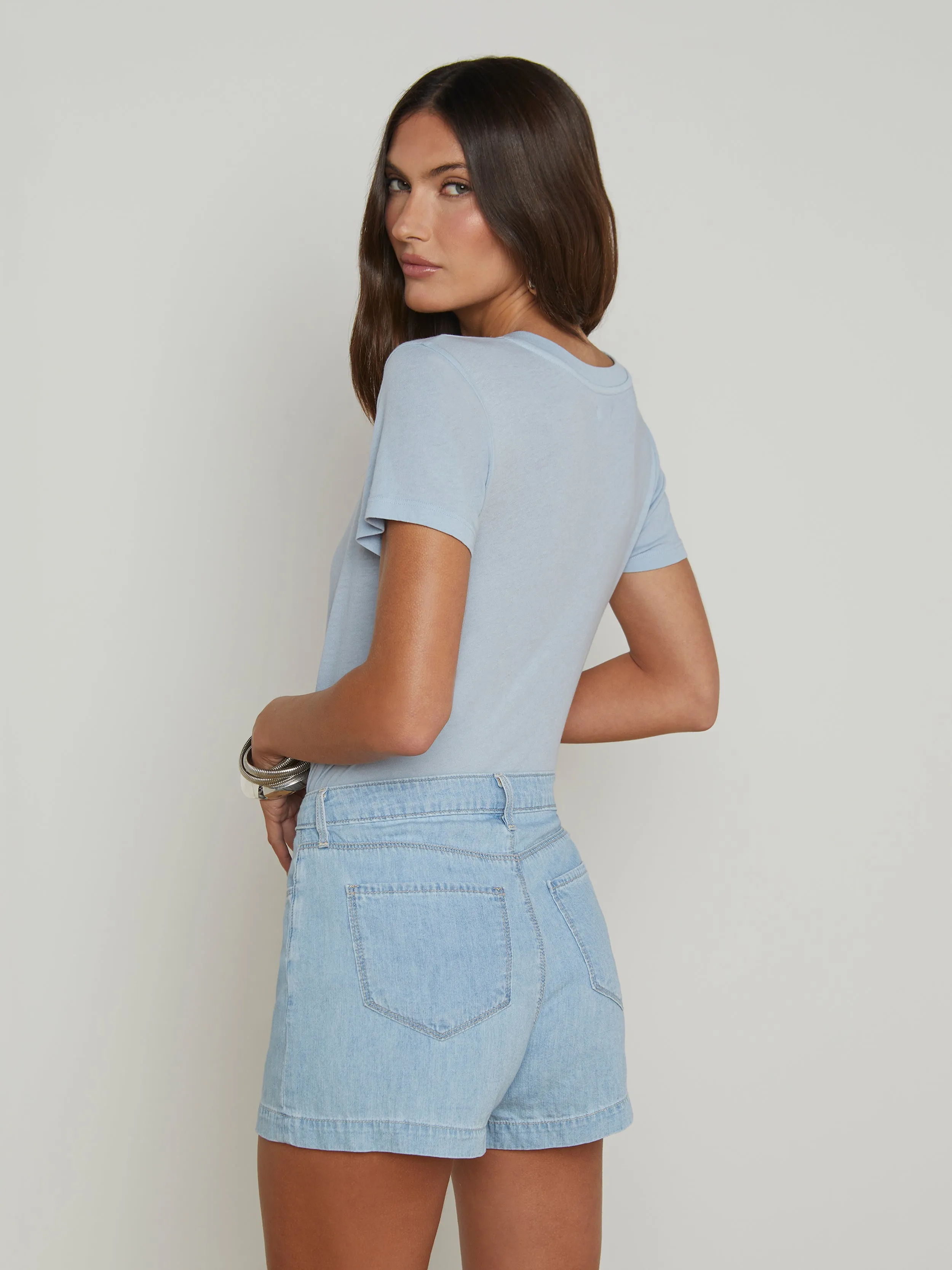 Becca Cotton V-Neck Tee