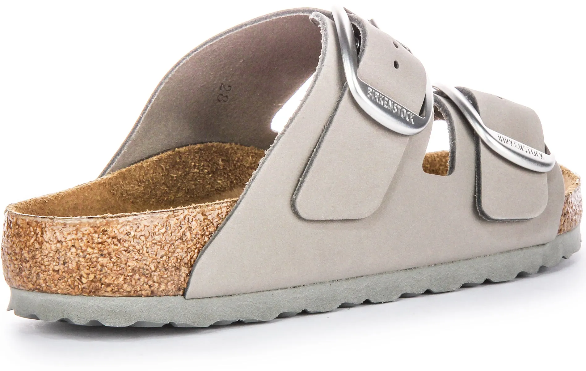 Birkenstock Arizona Big Buckle In Grey | Regular Fit Shoes Birkenstock