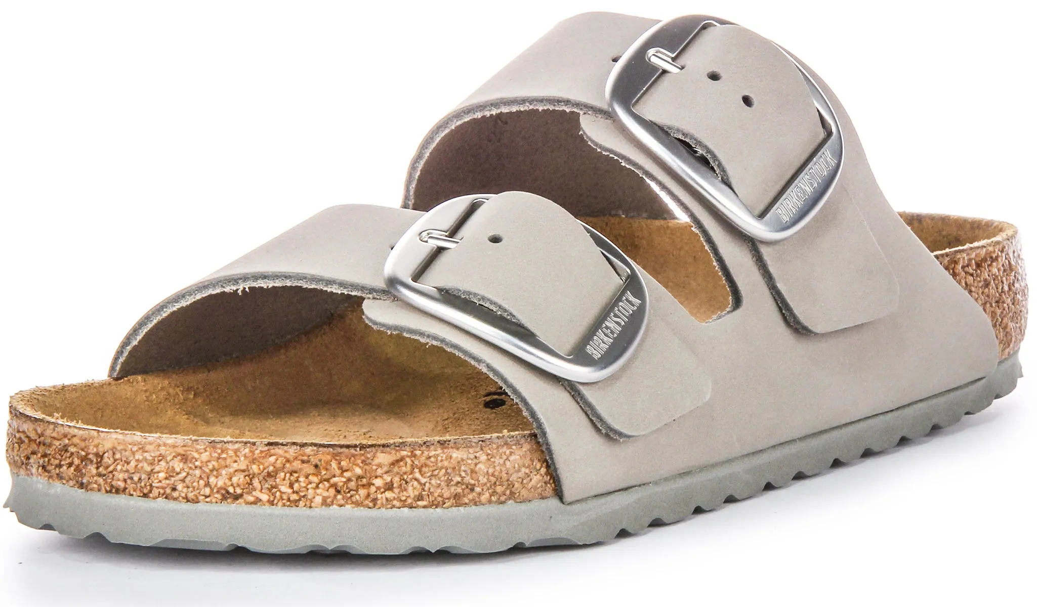 Birkenstock Arizona Big Buckle In Grey | Regular Fit Shoes Birkenstock