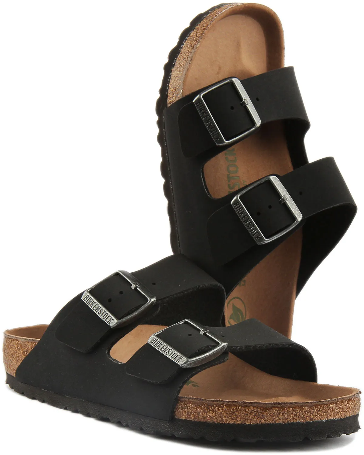 Birkenstock Arizona Vegan In Black For Women | Regular Fit Shoes Birkenstock