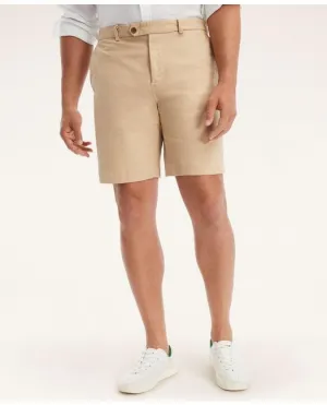 Brooks Brothers Men's Big & Tall 9" Stretch Washed Canvas Shorts Light Beige Brooks Brothers