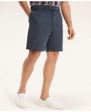Brooks Brothers Men's Big & Tall 9" Stretch Washed Canvas Shorts Navy Brooks Brothers