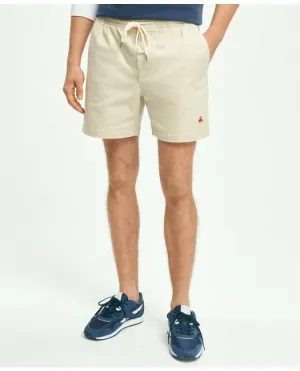 Brooks Brothers Men's Stretch Cotton Friday Club Shorts Oatmeal Brooks Brothers