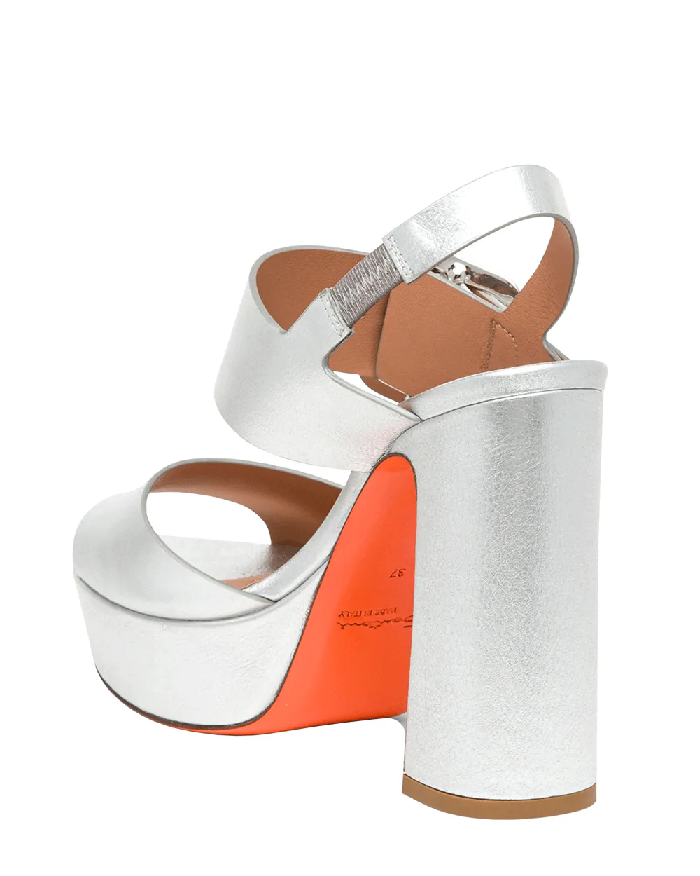 Bruxel Platform Sandal in Silver