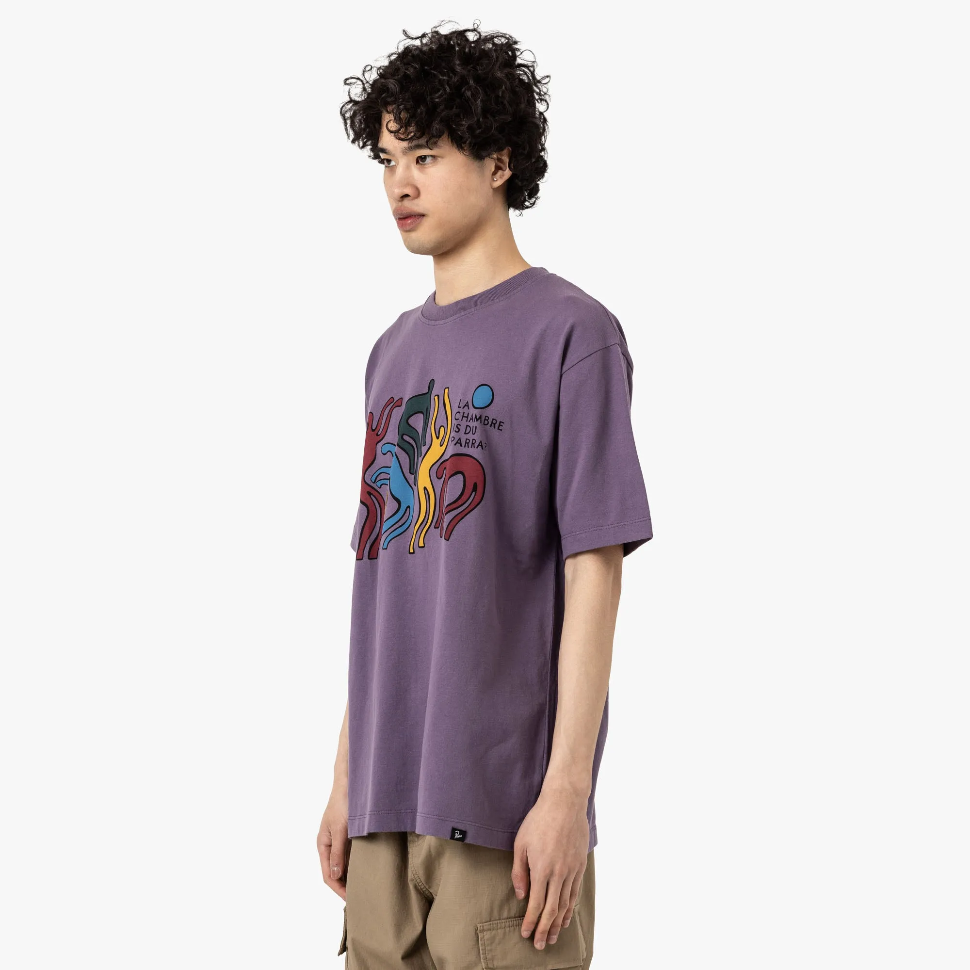 by Parra La Chambre Nuit T-Shirt Purple