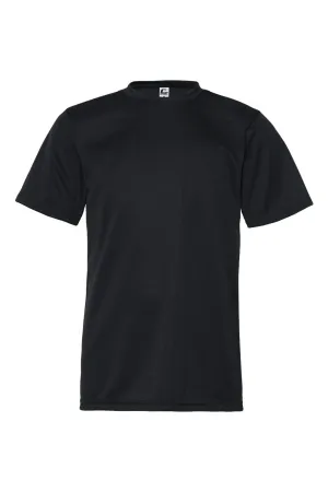 C2 Sport Youth Performance Moisture Wicking Short Sleeve Crewneck T-Shirt - Black