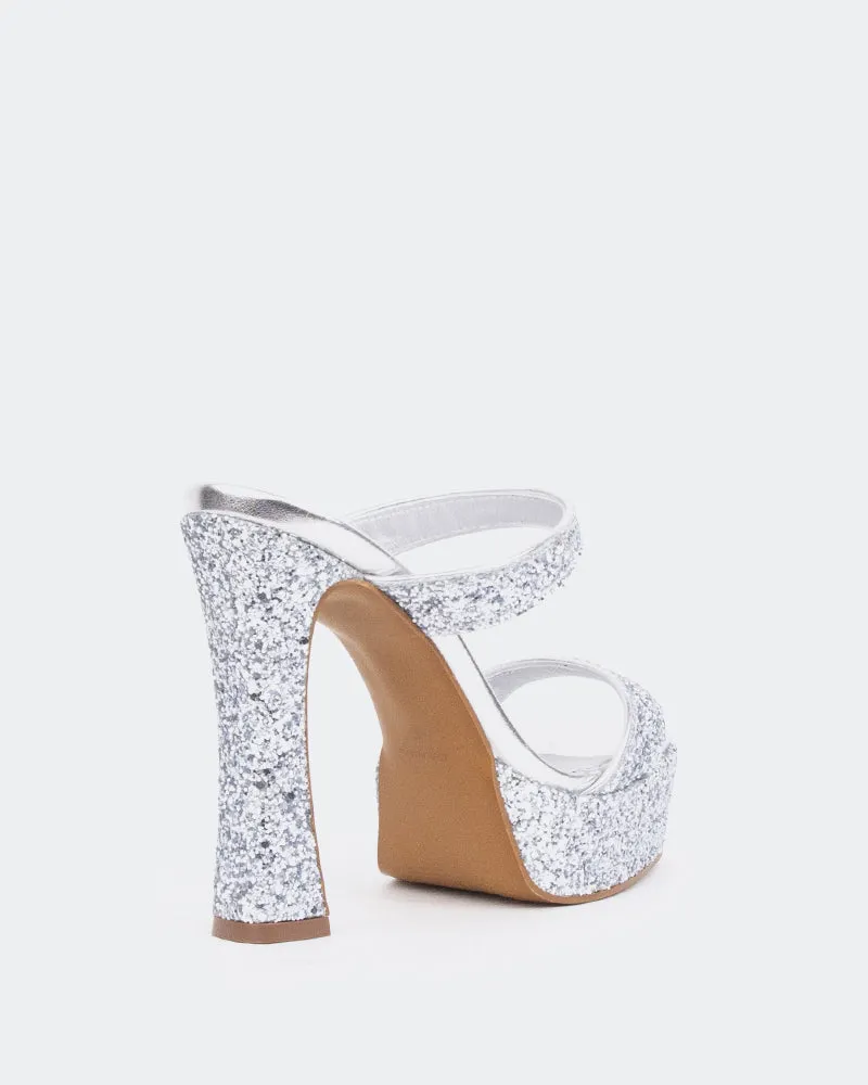 Chiuri, Silver Glitter/Briller Argenté