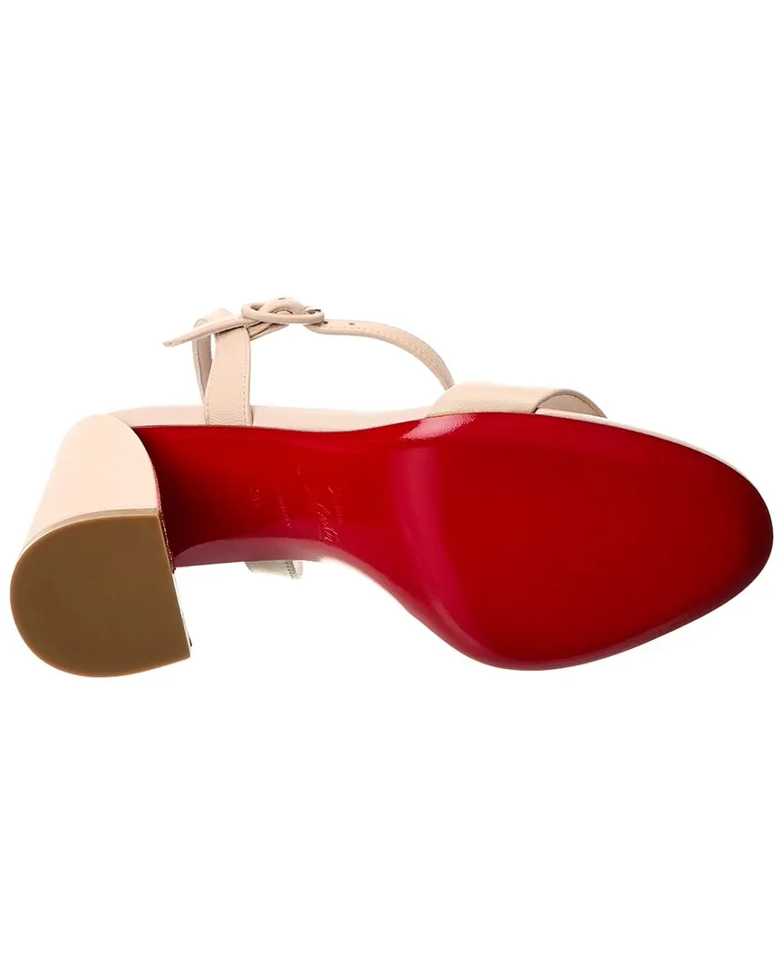 Christian Louboutin Miss Jane 85 Leather Sandal
