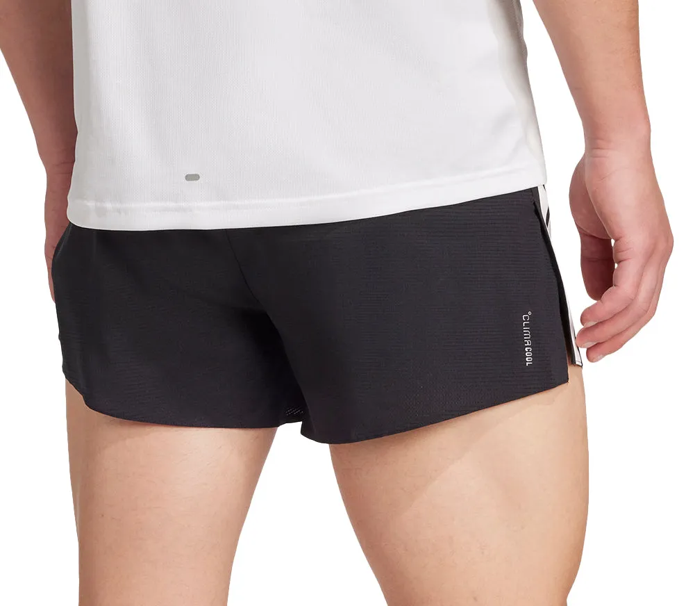 Clothing Adidas  Men adidas Adizero Gel Pocket 3 Inch Mens Running Shorts - Black