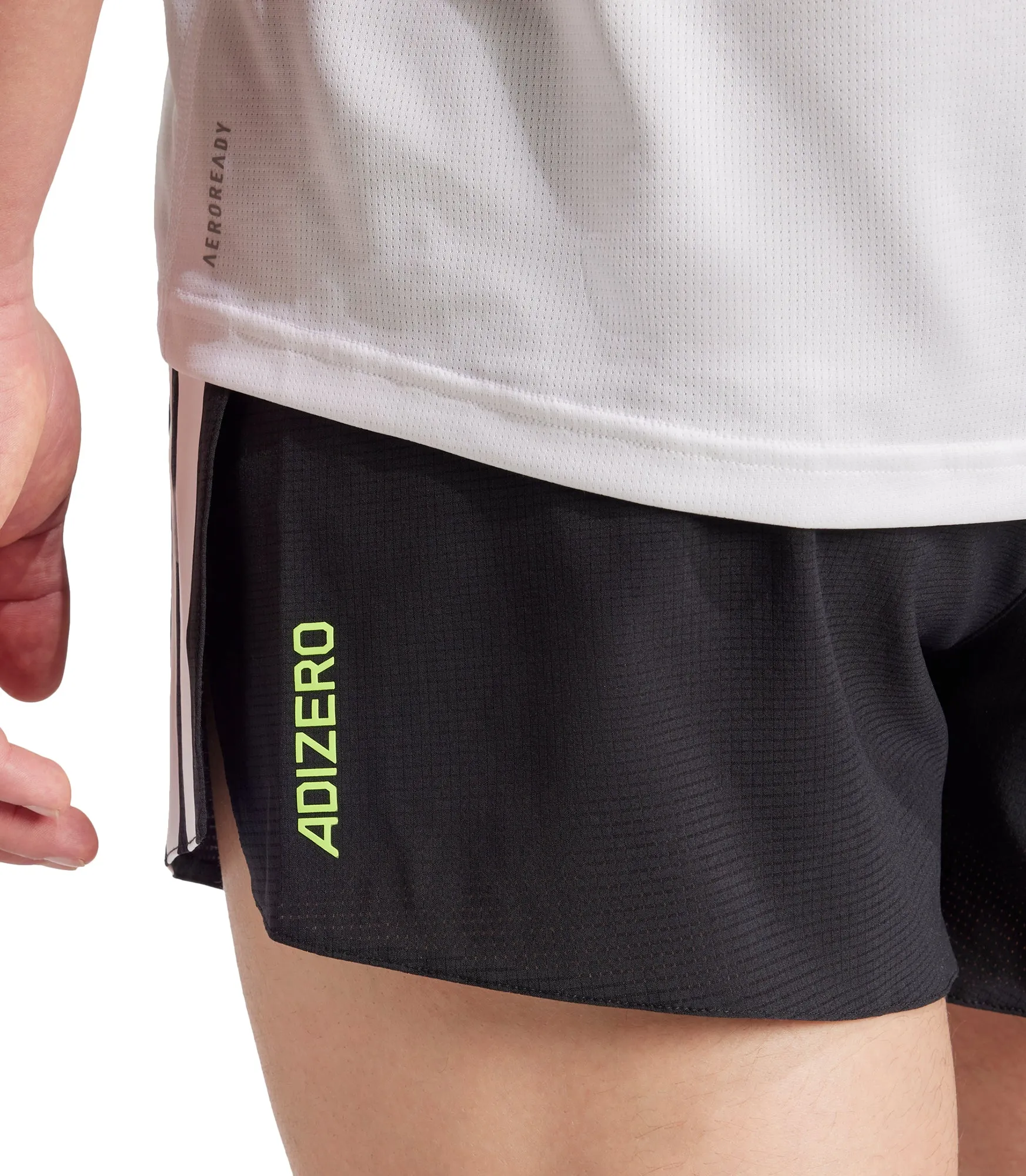 Clothing Adidas  Men adidas Adizero Gel Pocket 3 Inch Mens Running Shorts - Black