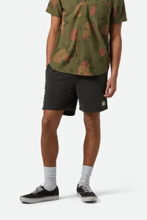 Clothing Brixton Men Everyday Corduroy Short - Washed Black