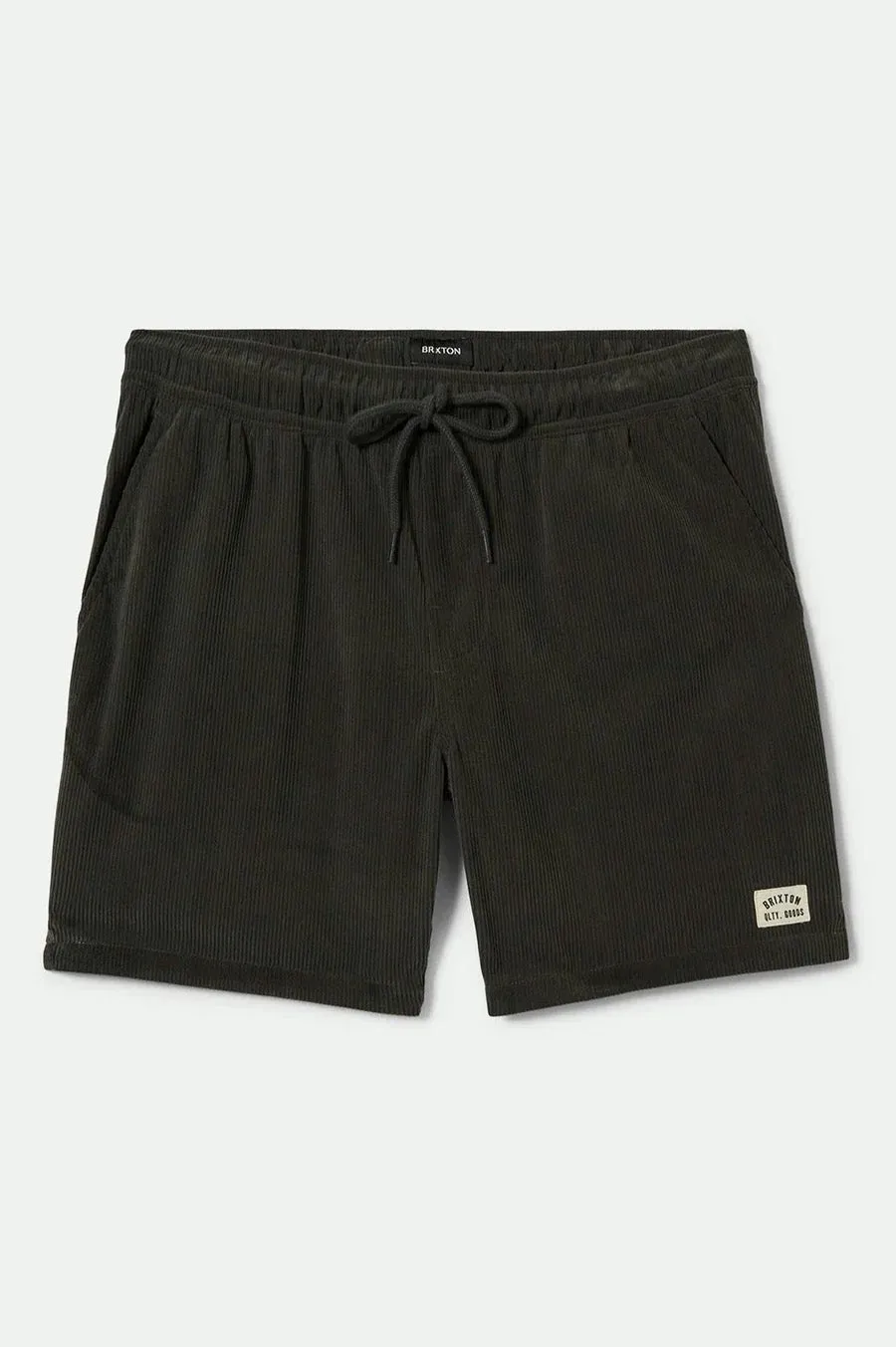 Clothing Brixton Men Everyday Corduroy Short - Washed Black