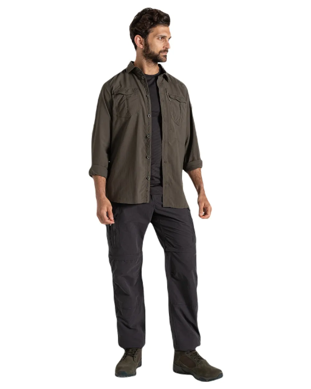 Clothing Craghoppers Craghoppers Mens NosiLife Convertible Cargo Trouser III