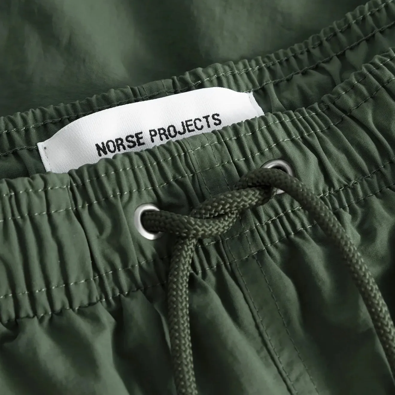 Clothing Norse Projects Men Norse Projects Hauge Recycled Nylon Swimmers Spruce Green