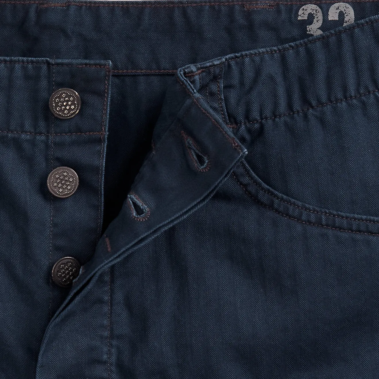 Clothing Rrl By Ralph Lauren Men RRL by Ralph Lauren Herringbone Twill Field Short Navy