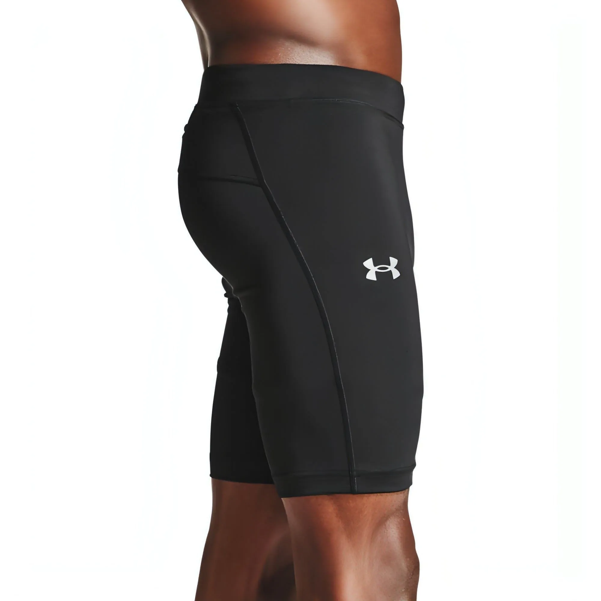 Clothing Under Armour  Men Under Armour Fly Fast HeatGear Mens Short Running Tights - Black