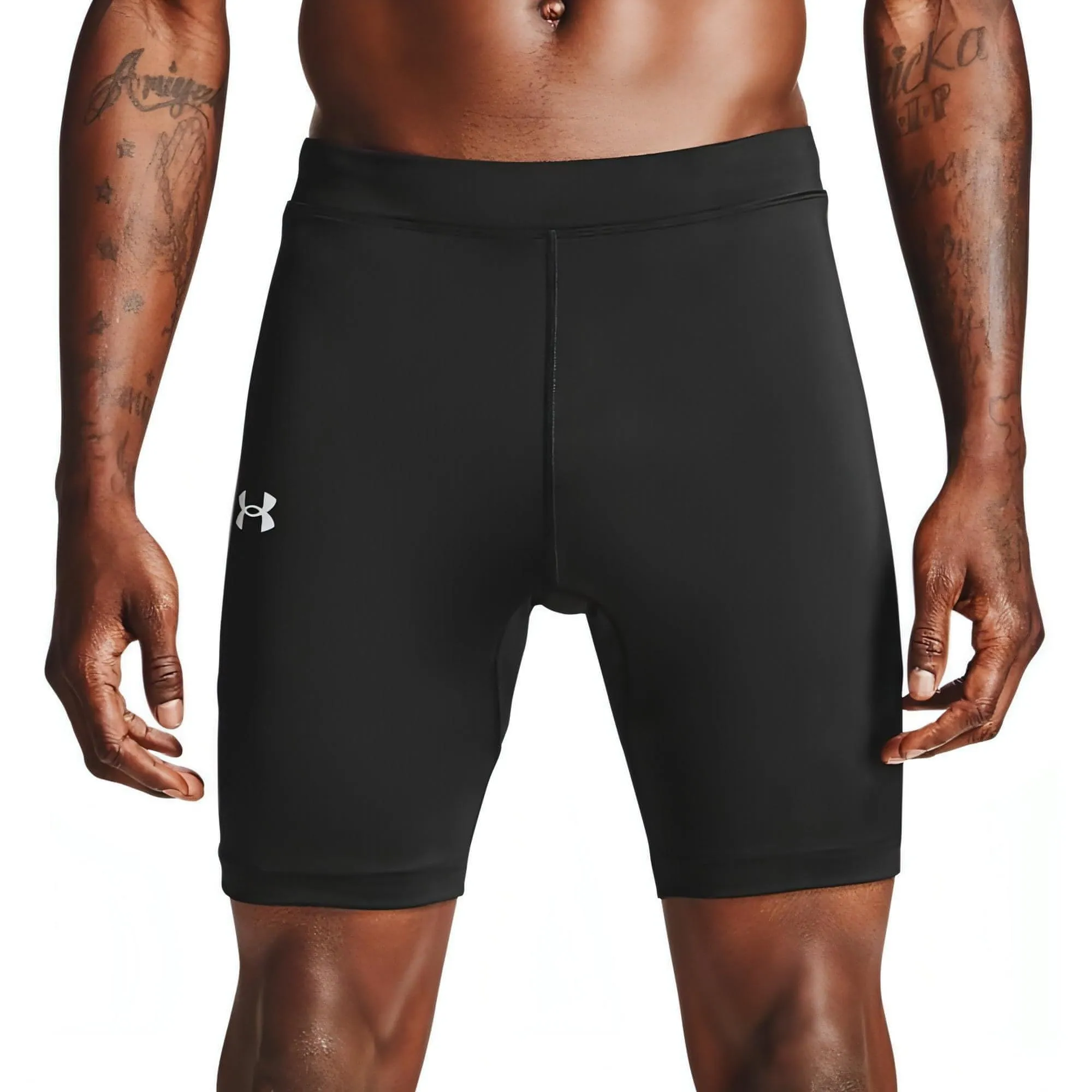 Clothing Under Armour  Men Under Armour Fly Fast HeatGear Mens Short Running Tights - Black
