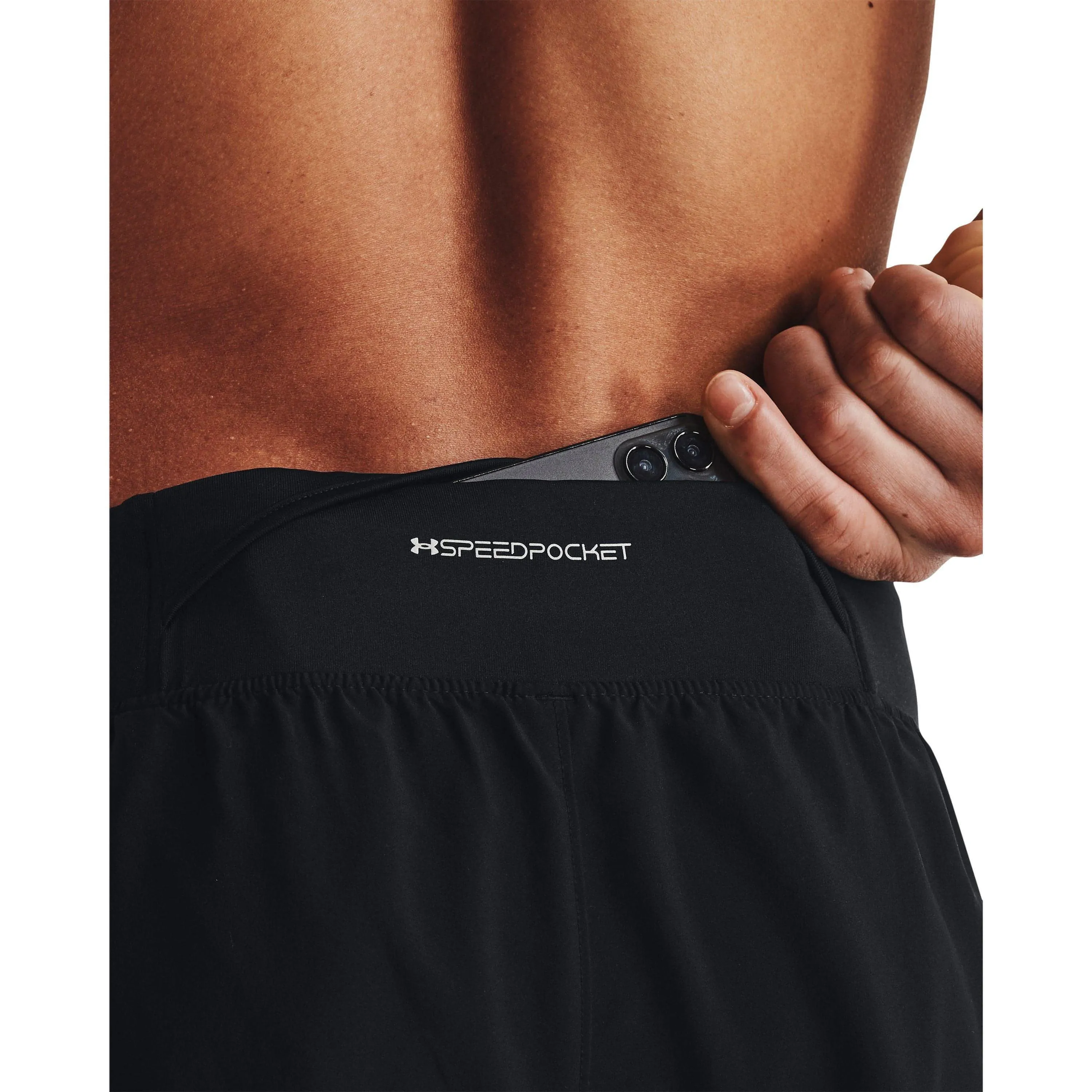Clothing Under Armour  Men Under Armour Launch Elite 2 In 1 Mens Running Shorts - Black