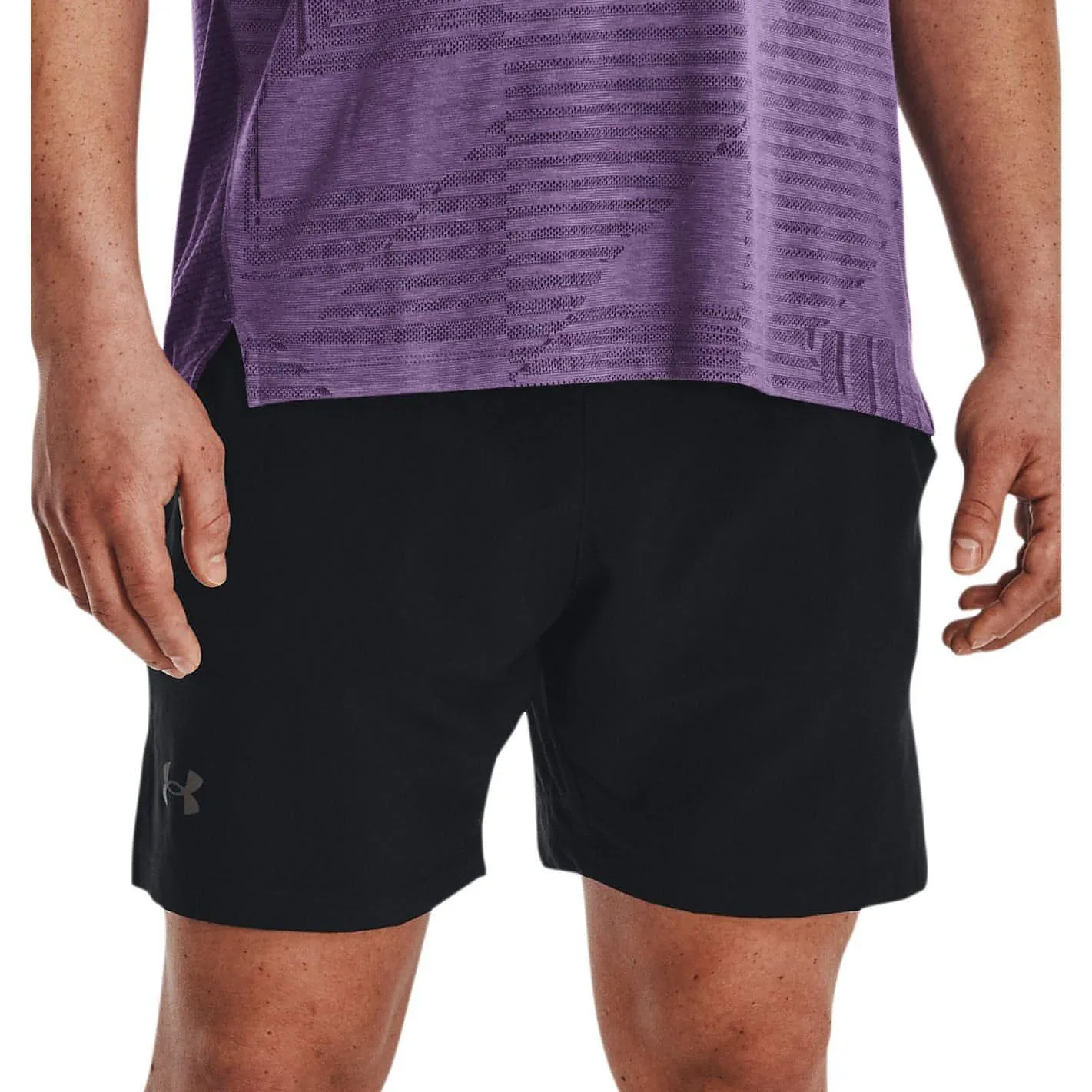Clothing Under Armour  Men Under Armour Launch Elite 2 In 1 Mens Running Shorts - Black