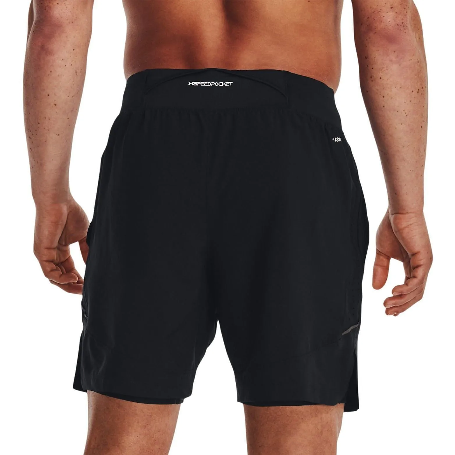 Clothing Under Armour  Men Under Armour Launch Elite 2 In 1 Mens Running Shorts - Black