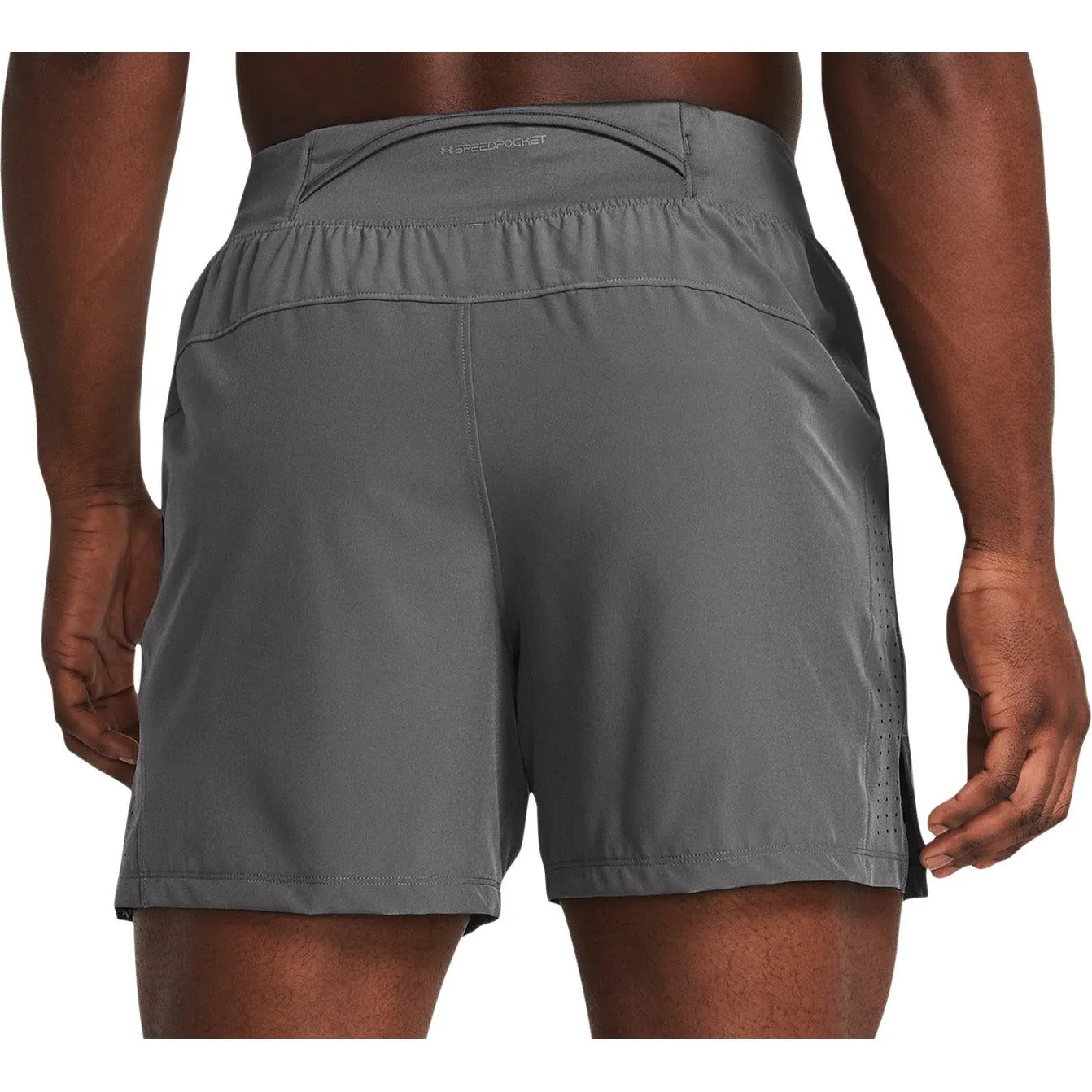 Clothing Under Armour  Men Under Armour Launch Elite 5 Inch Mens Running Shorts - Grey