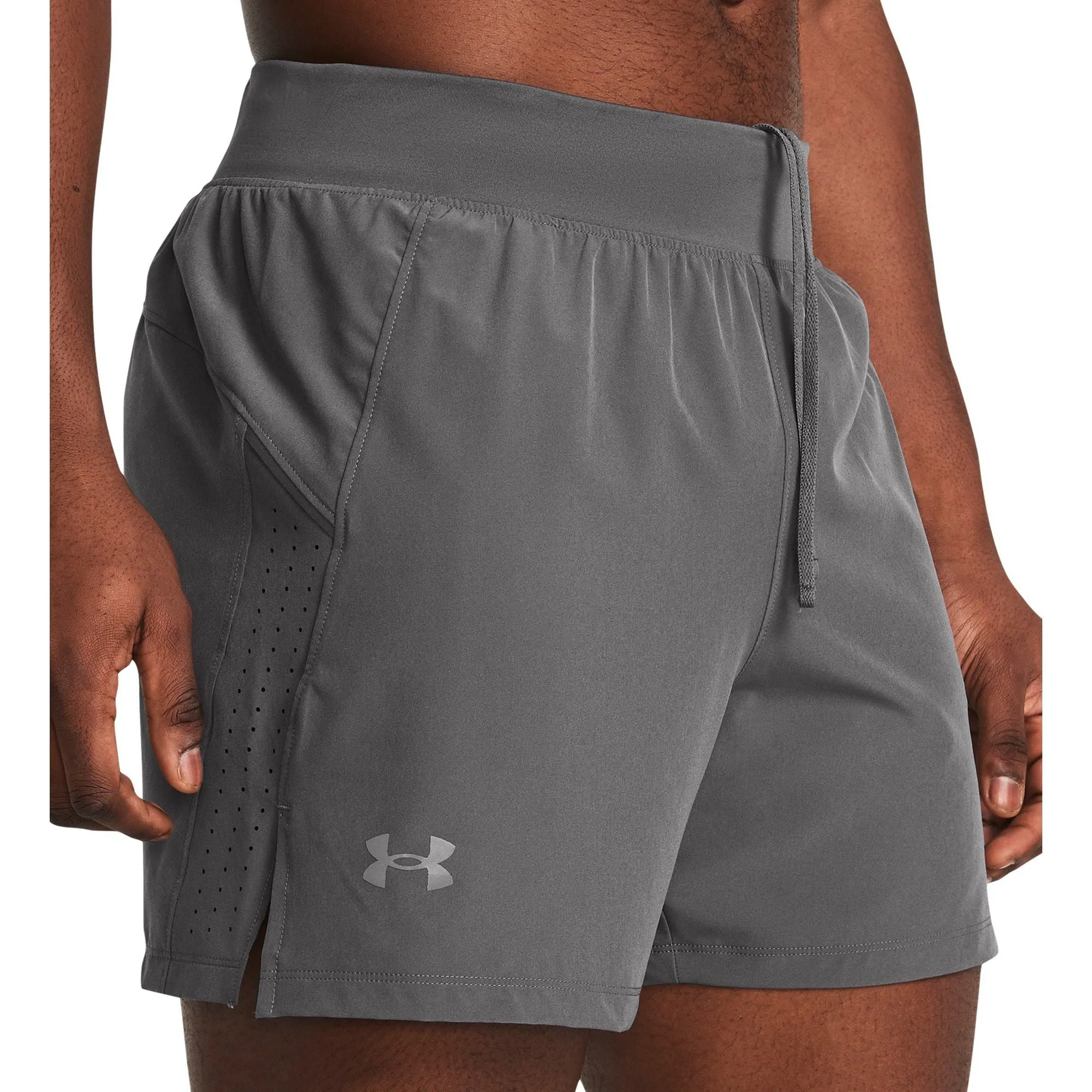 Clothing Under Armour  Men Under Armour Launch Elite 5 Inch Mens Running Shorts - Grey