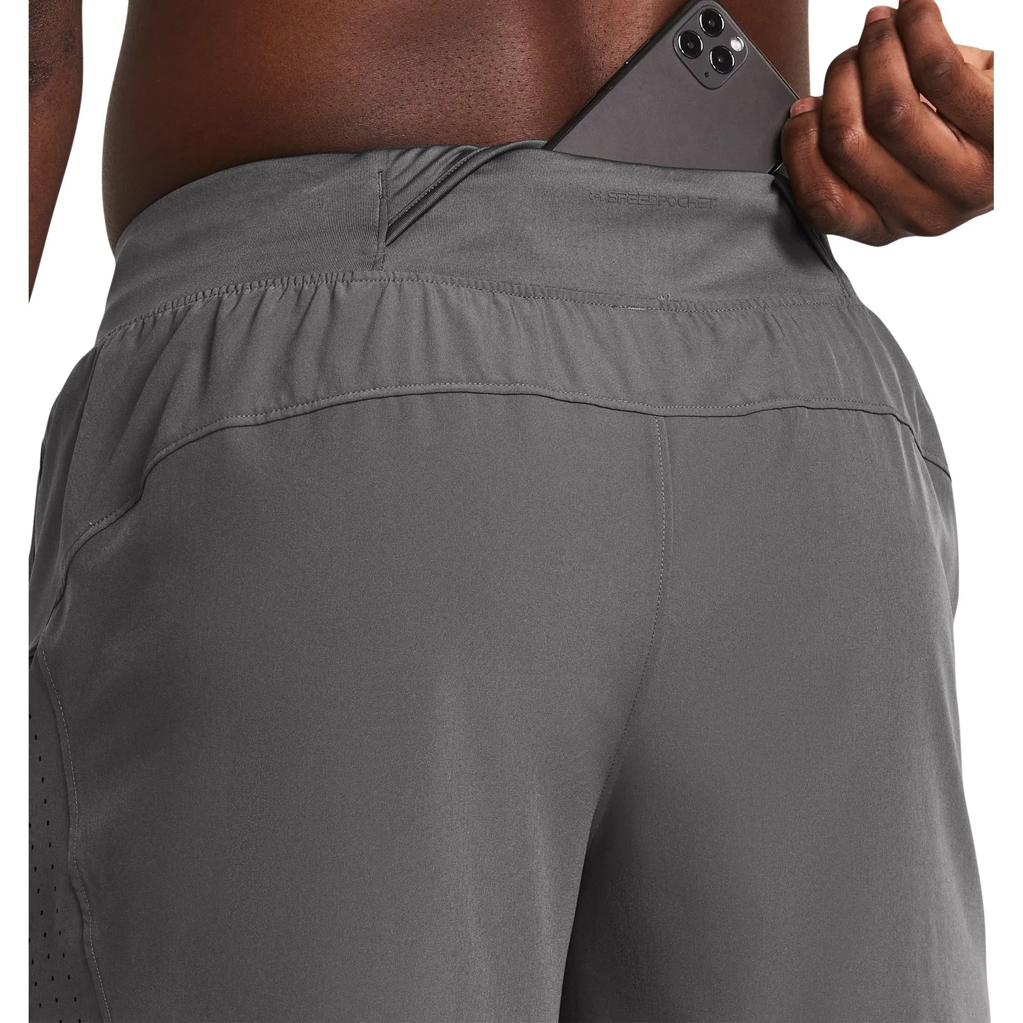 Clothing Under Armour  Men Under Armour Launch Elite 5 Inch Mens Running Shorts - Grey