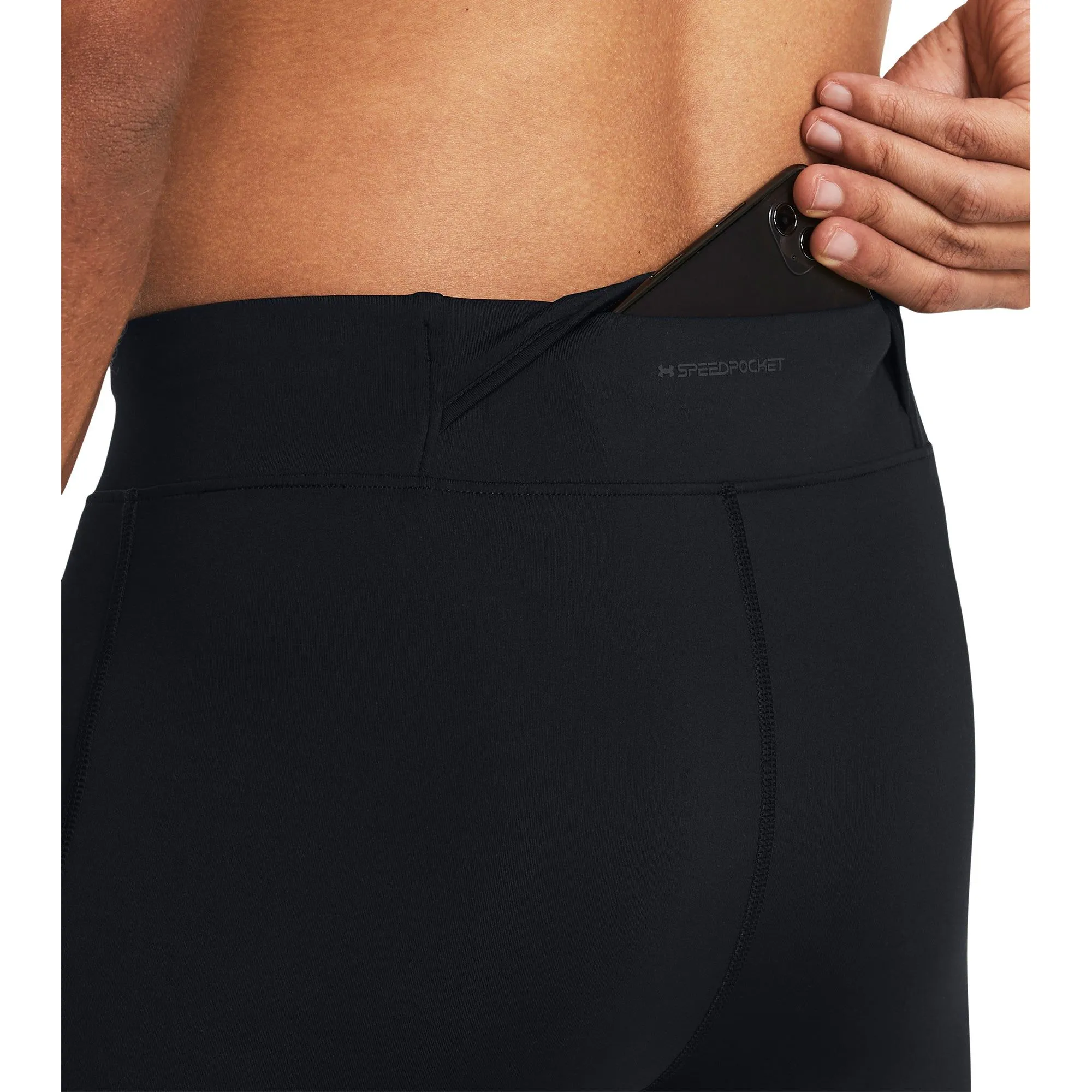 Clothing Under Armour  Men Under Armour Launch Mens Short Running Tights - Black
