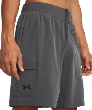 Clothing Under Armour  Men Under Armour Stretch Woven Cargo Mens Training Shorts - Grey