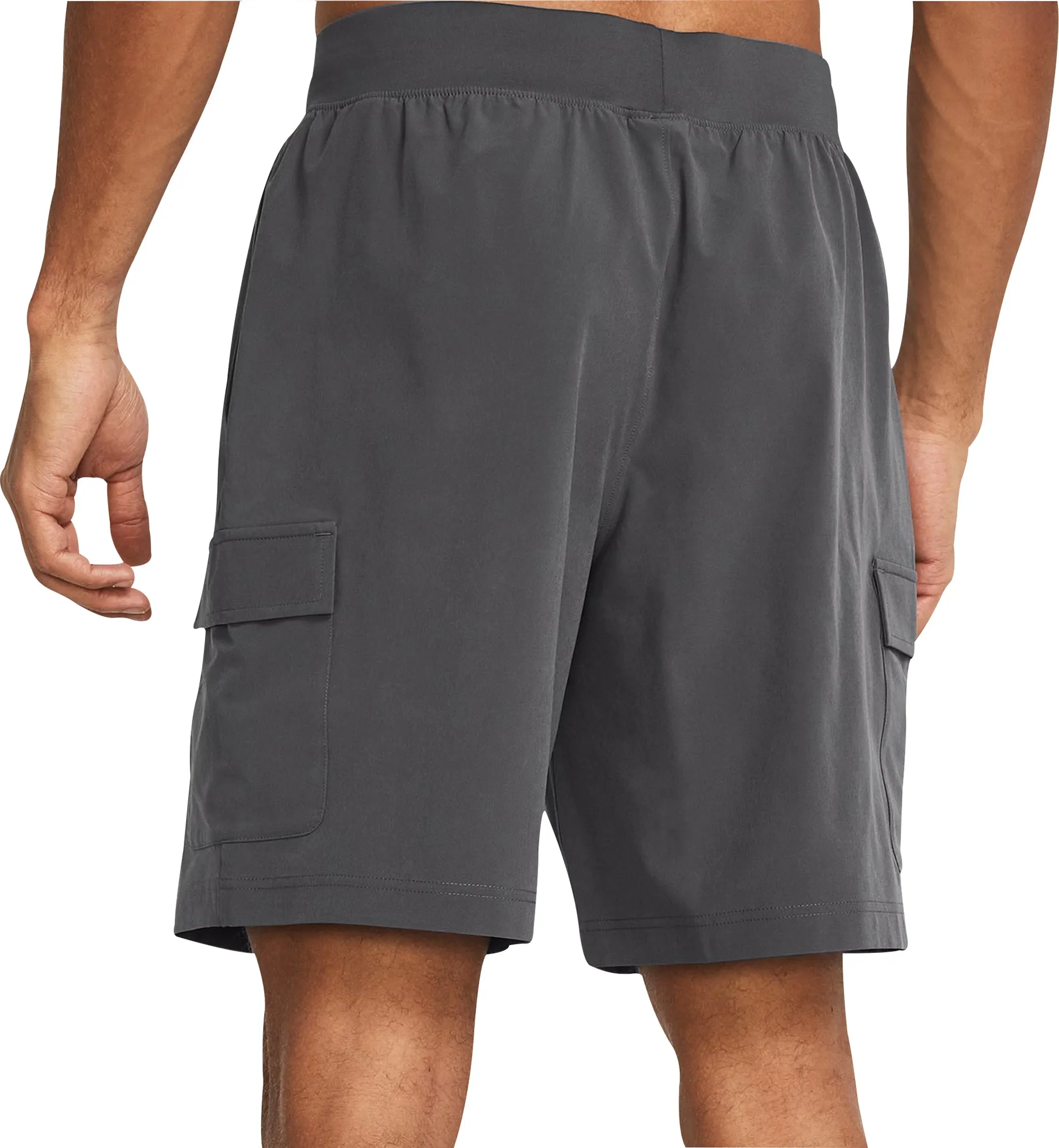 Clothing Under Armour  Men Under Armour Stretch Woven Cargo Mens Training Shorts - Grey