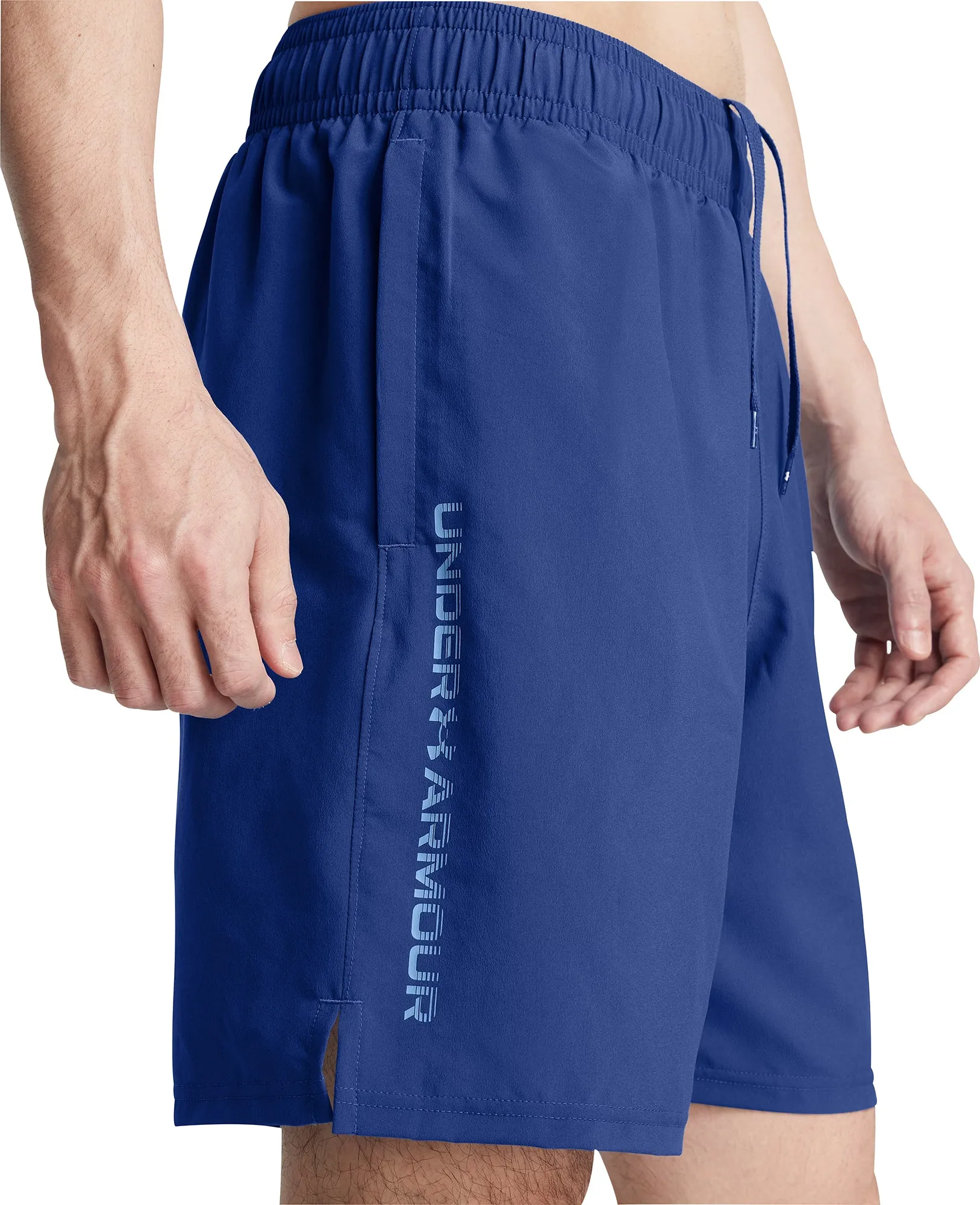 Clothing Under Armour  Men Under Armour Tech Woven Wordmark Mens Training Shorts - Blue