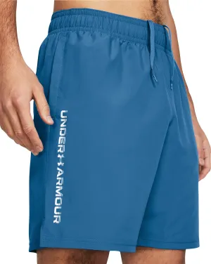 Clothing Under Armour  Men Under Armour Tech Woven Wordmark Mens Training Shorts - Blue