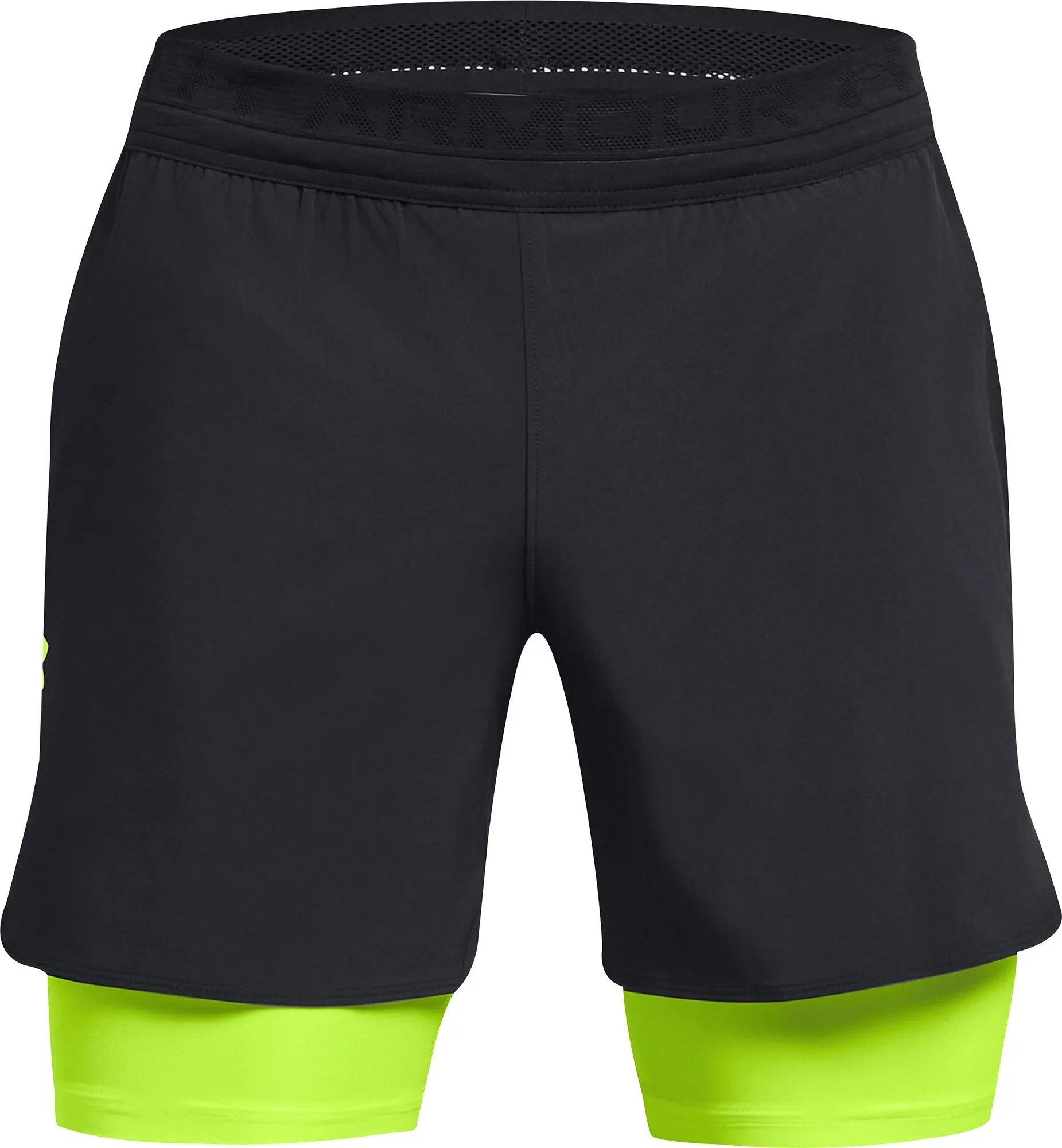 Clothing Under Armour  Men Under Armour Vanish Elite 2 In 1 Mens Running Shorts - Black