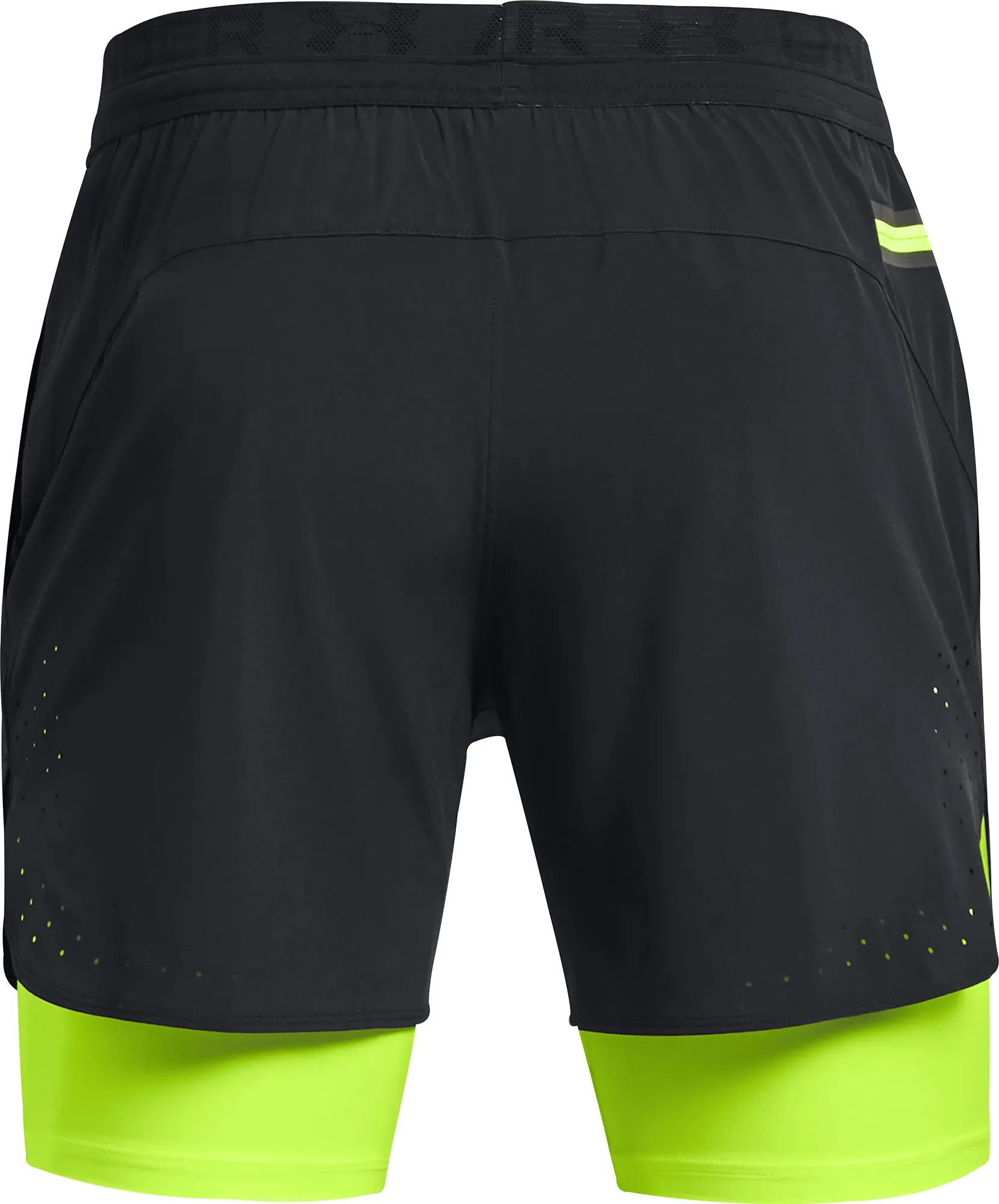 Clothing Under Armour  Men Under Armour Vanish Elite 2 In 1 Mens Running Shorts - Black