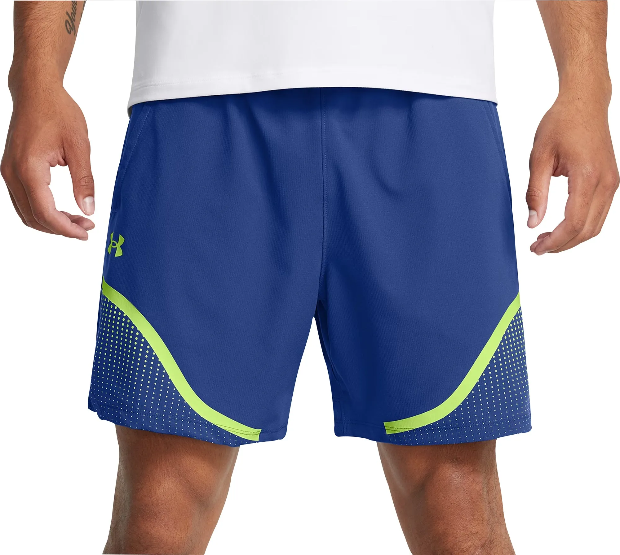 Clothing Under Armour  Men Under Armour Vanish Woven 6 Inch Graphic Mens Training Shorts - Blue