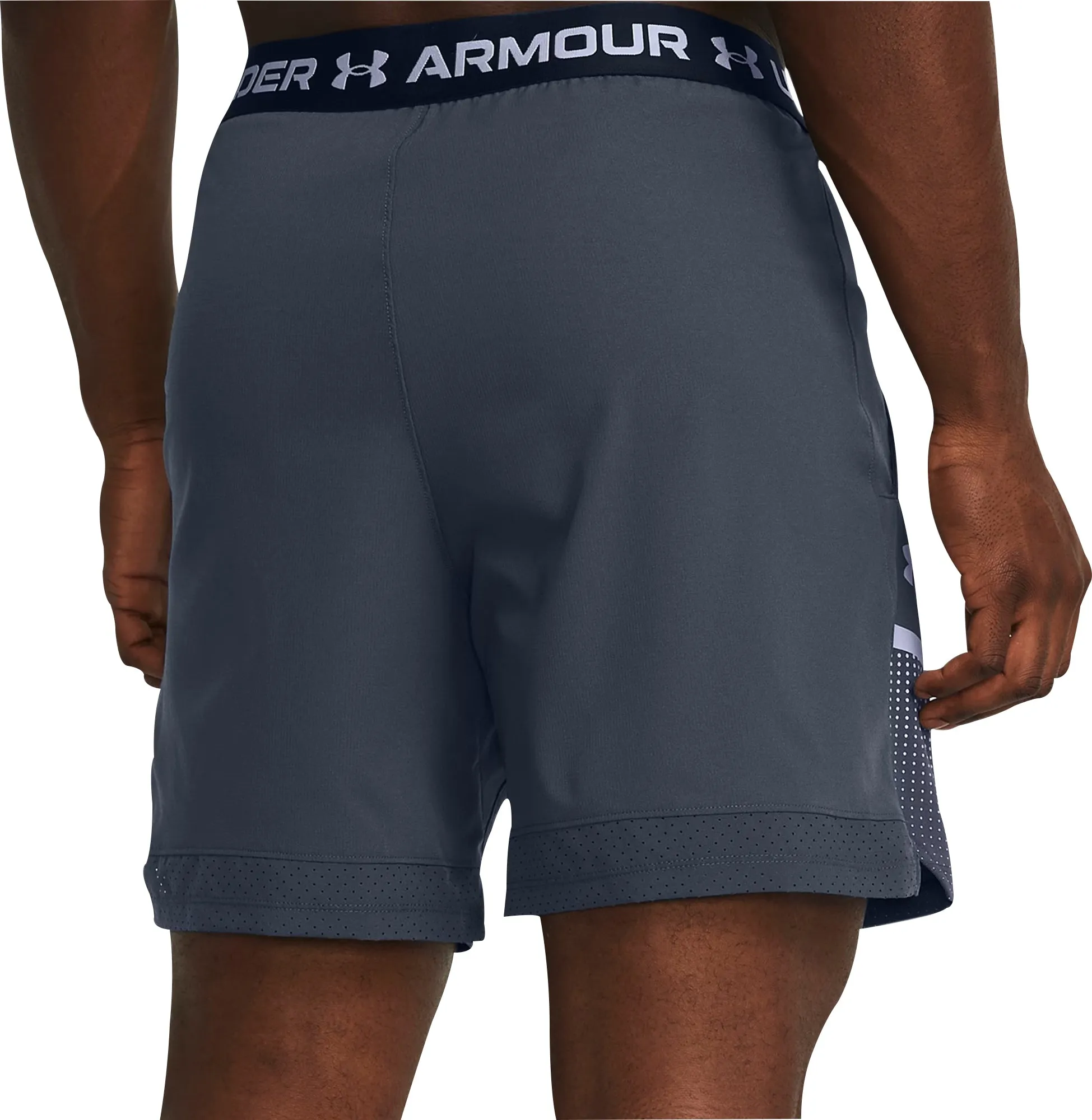 Clothing Under Armour  Men Under Armour Vanish Woven 6 Inch Graphic Mens Training Shorts - Grey