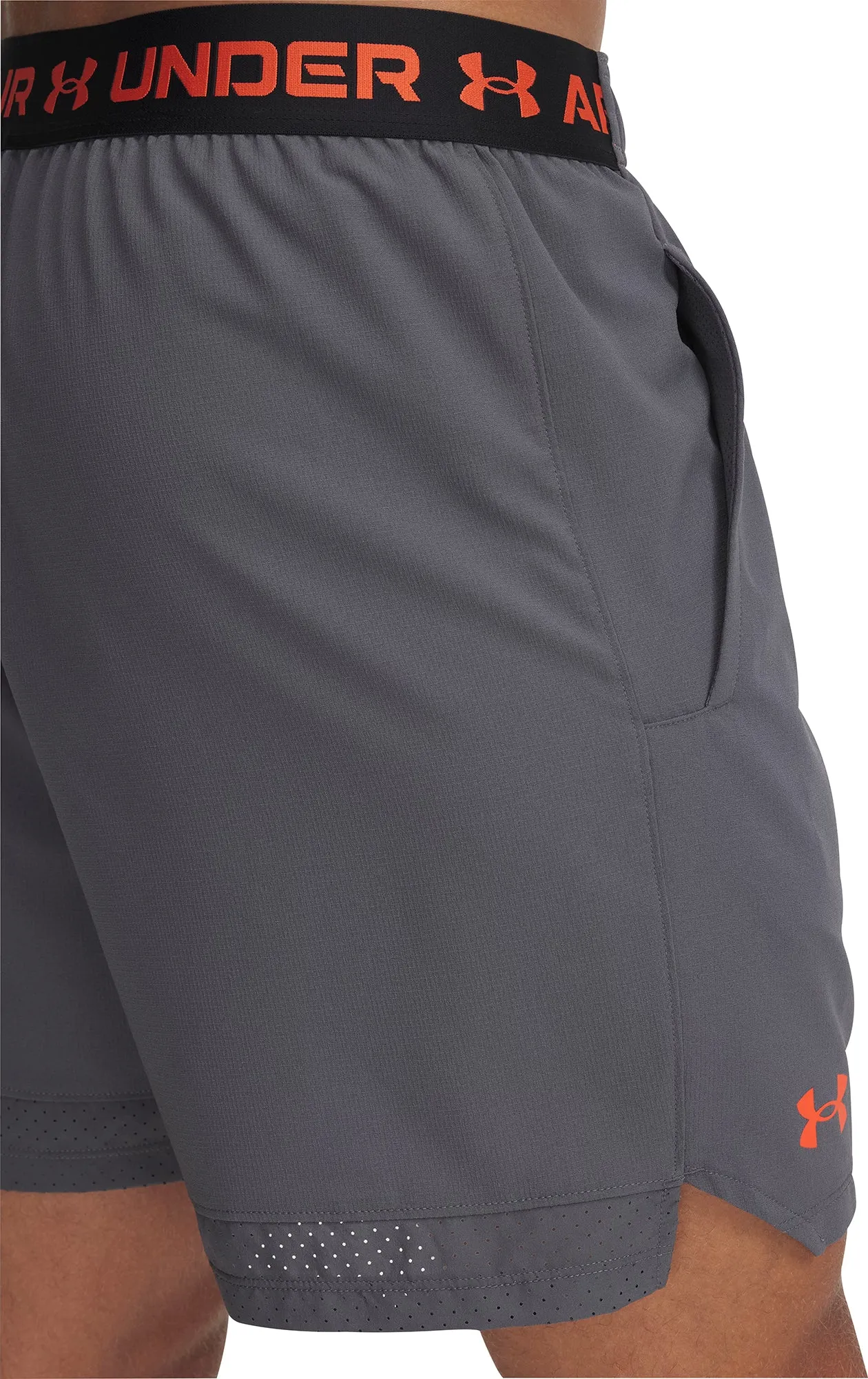 Clothing Under Armour  Men Under Armour Vanish Woven 6 Inch Mens Training Shorts - Grey