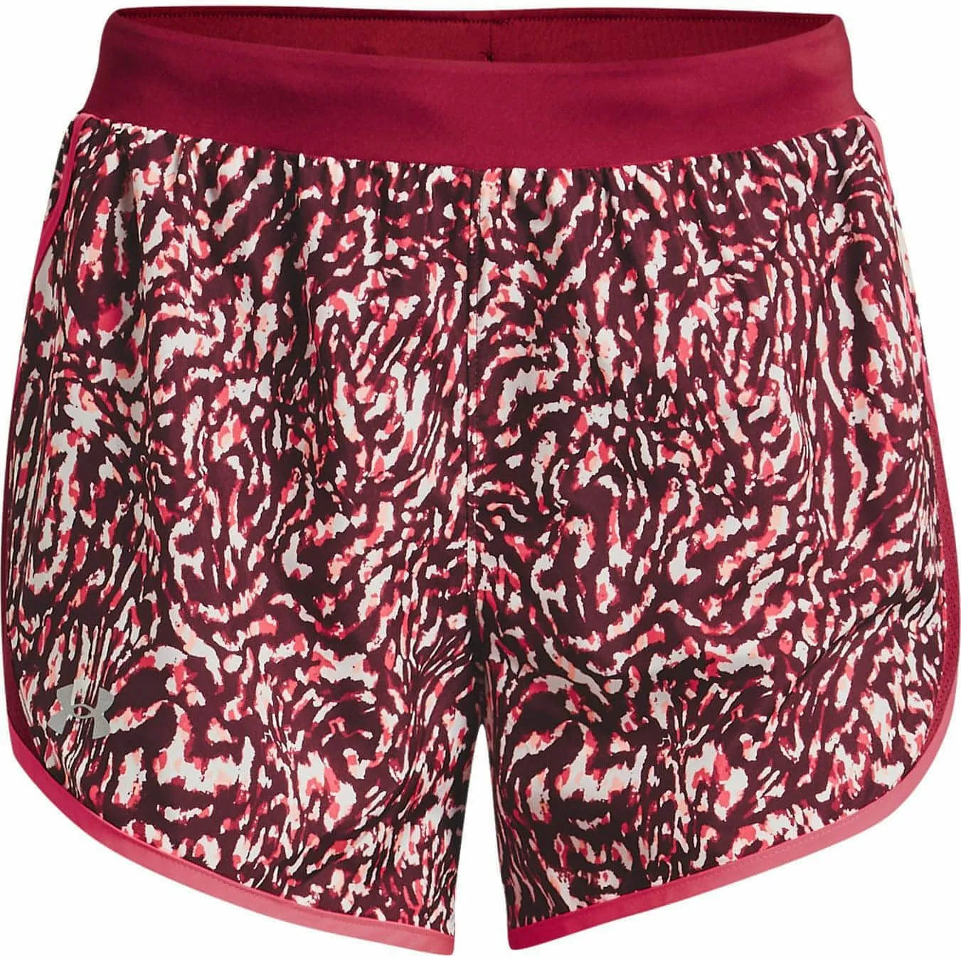 Clothing Under Armour  Women Under Armour Fly By 2.0 Printed Womens Running Shorts - Pink