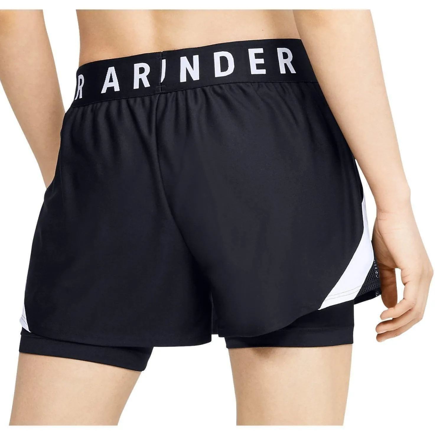 Clothing Under Armour  Women Under Armour Play Up 2 In 1 Womens Running Shorts - Black