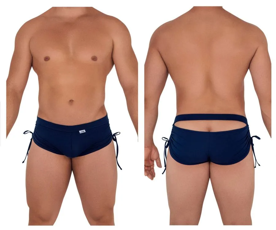Clothing_Candyman_Mens Underwear CandyMan 99602 Lounge Pajama Shorts Color Navy