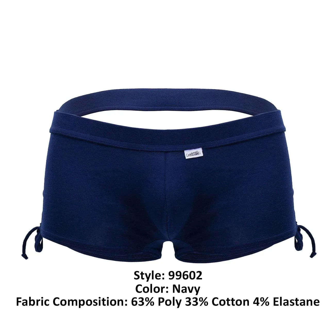 Clothing_Candyman_Mens Underwear CandyMan 99602 Lounge Pajama Shorts Color Navy