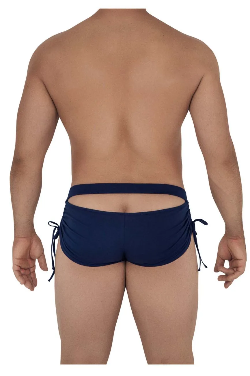 Clothing_Candyman_Mens Underwear CandyMan 99602 Lounge Pajama Shorts Color Navy