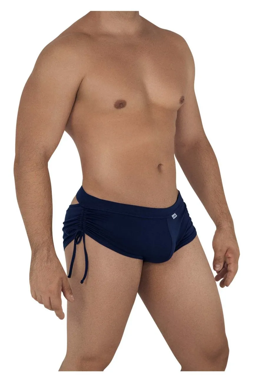 Clothing_Candyman_Mens Underwear CandyMan 99602 Lounge Pajama Shorts Color Navy